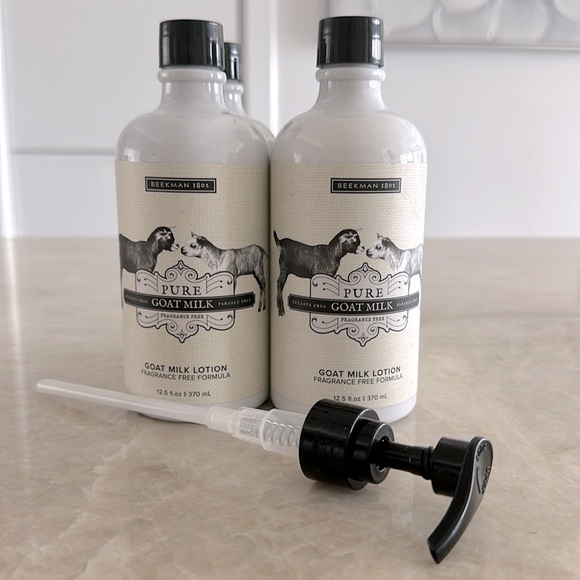 Pack of four- Beekman 1801 Pure Goat Milk Lotion Fragrance Free 12.5 oz. - Picture 3 of 4